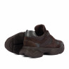 Pantofi sport dama 6102 ciocolata combinat