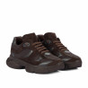 Pantofi sport dama 6102 ciocolata combinat