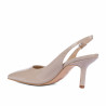 Women sandals 1328 patent sand
