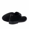 Men casual shoes 9006 black velour