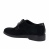Men casual shoes 9006 black velour