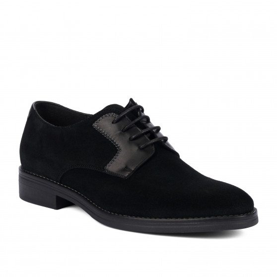 Pantofi eleganti barbati 9006 negru velur