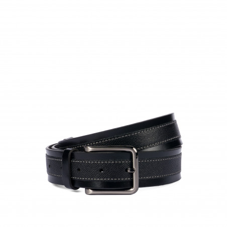 Curea barbati 18b negru+biz negru