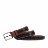 Curea barbati 18b croco negru+maro