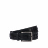 Curea barbati 18b negru+croco negru
