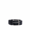 Curea barbati 18b negru+sarpe negru