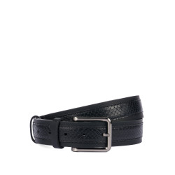 Men belt 18b black+sarpe black