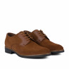 Men casual shoes 9006 camel velour