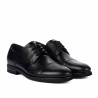 Men stylish, elegant shoes 9008 black