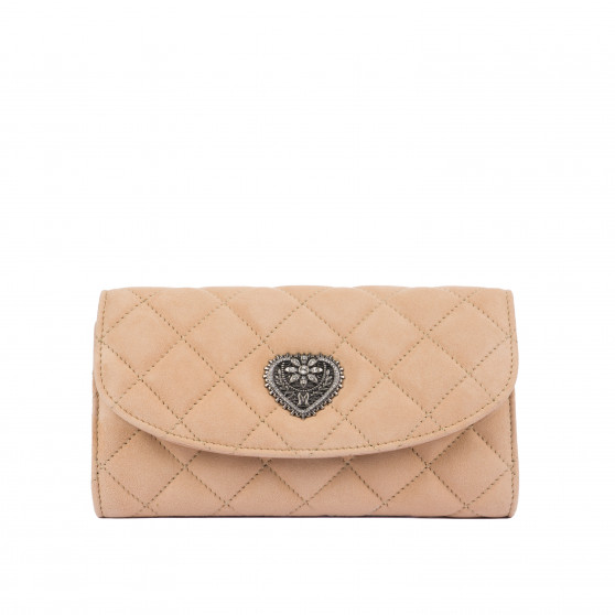 Women shoulder bag 048g 01 camoscio nude
