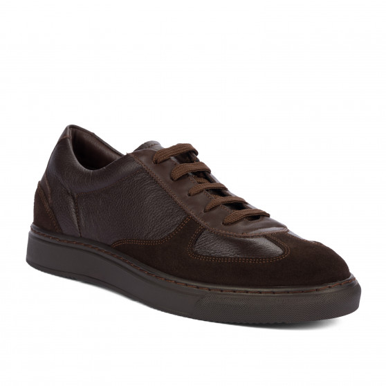 Pantofi casual/sport barbati 998 ciocolata combinat