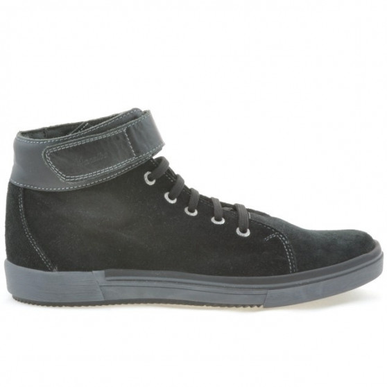 Men boots 411 black velour 