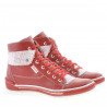 Women boots 258 red+white