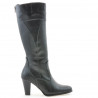 Women knee boots 1141 black