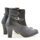Women boots 1124 black+black antilopa