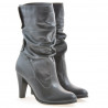 Women knee boots 1113 gray 