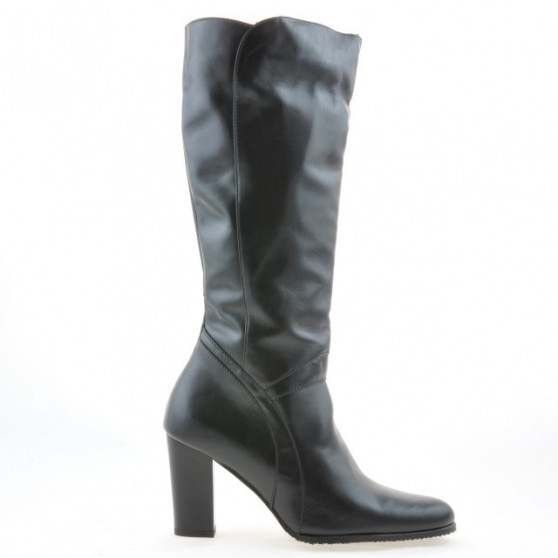 Women knee boots 1128 black