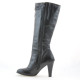 Women knee boots 1119 black 
