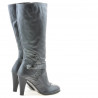 Women knee boots 1119 gray