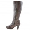 Women knee boots 229 chocolate
