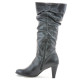 Women knee boots 1120 black 