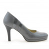 Women stylish, elegant shoes 1086 gray