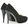 Pantofi eleganti dama 1082 negru antilopa