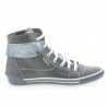 Women boots 258 gray combined