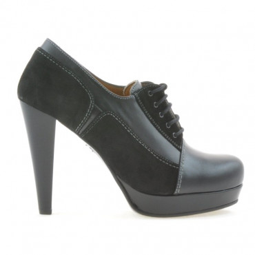 Women stylish, elegant shoes 1093 black combined