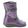 Small children knee boots 23c patent purple