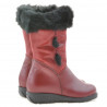 Small children knee boots 24c burgundy combined