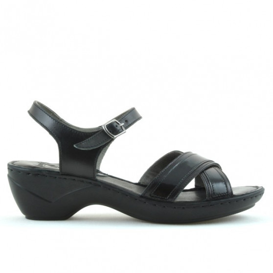 Sandale dama 501 negru combinat