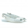 Women sandals 5020 white pearl