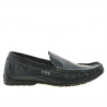 Men loafers, moccasins 813 black