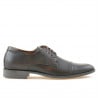 Men stylish, elegant shoes 785 a brown