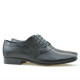 Men stylish, elegant shoes 798 black