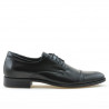 Men stylish, elegant shoes 785 patent black