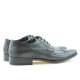 Men stylish, elegant shoes 797 black