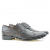 Men stylish, elegant shoes 797 a brown