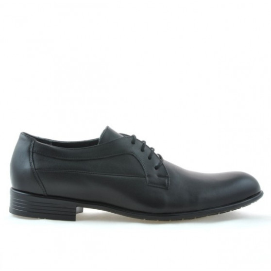 Men stylish, elegant shoes 764 black 