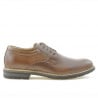 Men stylish, elegant, casual shoes 755 brown
