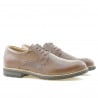 Men stylish, elegant, casual shoes 755 brown