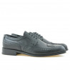 Men stylish, elegant shoes 799 black