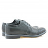 Men stylish, elegant, casual shoes 749 black