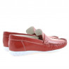 Women loafers, moccasins 189 red