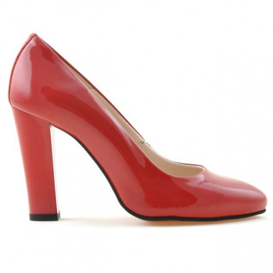 Pantofi eleganti dama 1214 lac rosu