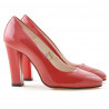 Pantofi eleganti dama 1214 lac rosu