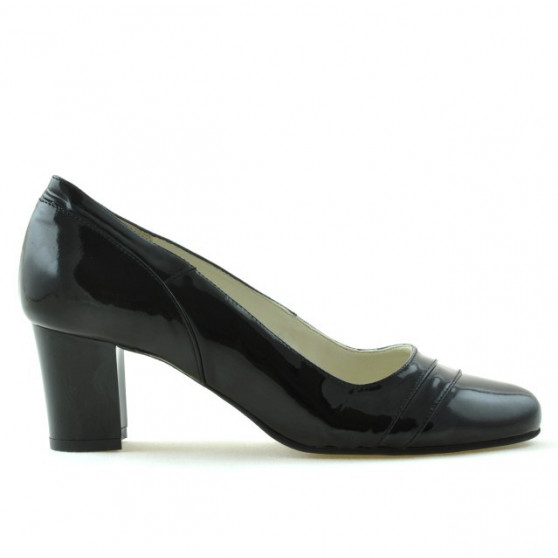 Women stylish, elegant shoes 1217 patent black