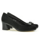 Pantofi casual / eleganti dama 628 negru velur