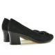 Pantofi casual / eleganti dama 628 negru velur